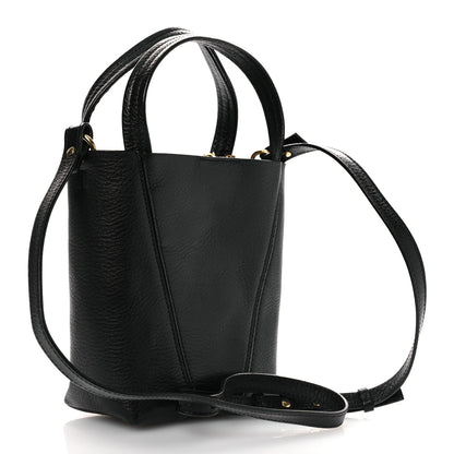 Chloe Grained Calfskin Small Spin Tote Black 3 of 10