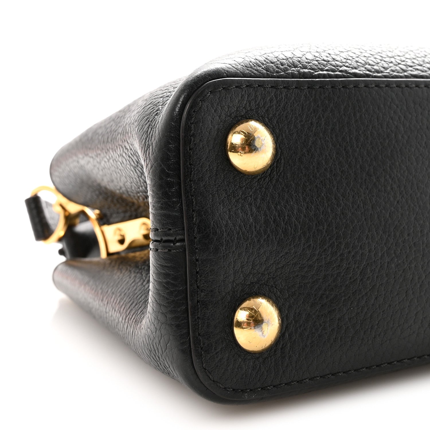 Louis Vuitton Taurillon Capucines BB Black 8 of 9