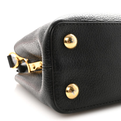 Louis Vuitton Taurillon Capucines BB Black 8 of 9