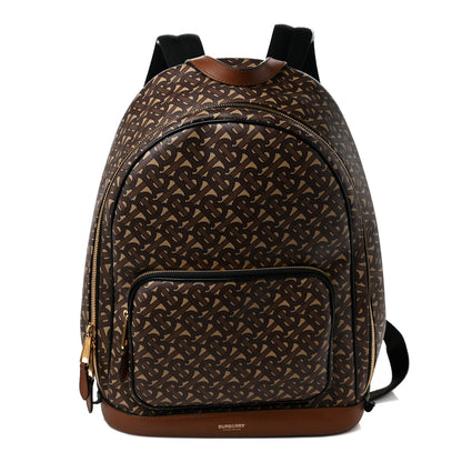 Burberry E-Canvas Monogram Rocco Backpack Bridle Brown 1 of 16