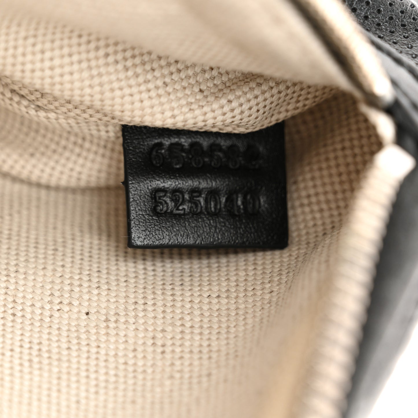 Calfskin GG Tennis Embossed Belt Bag Black