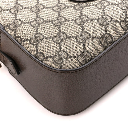Gucci GG Supreme Monogram Web Neo Vintage Shoulder Bag Beige New Acero Crop 10 of 11