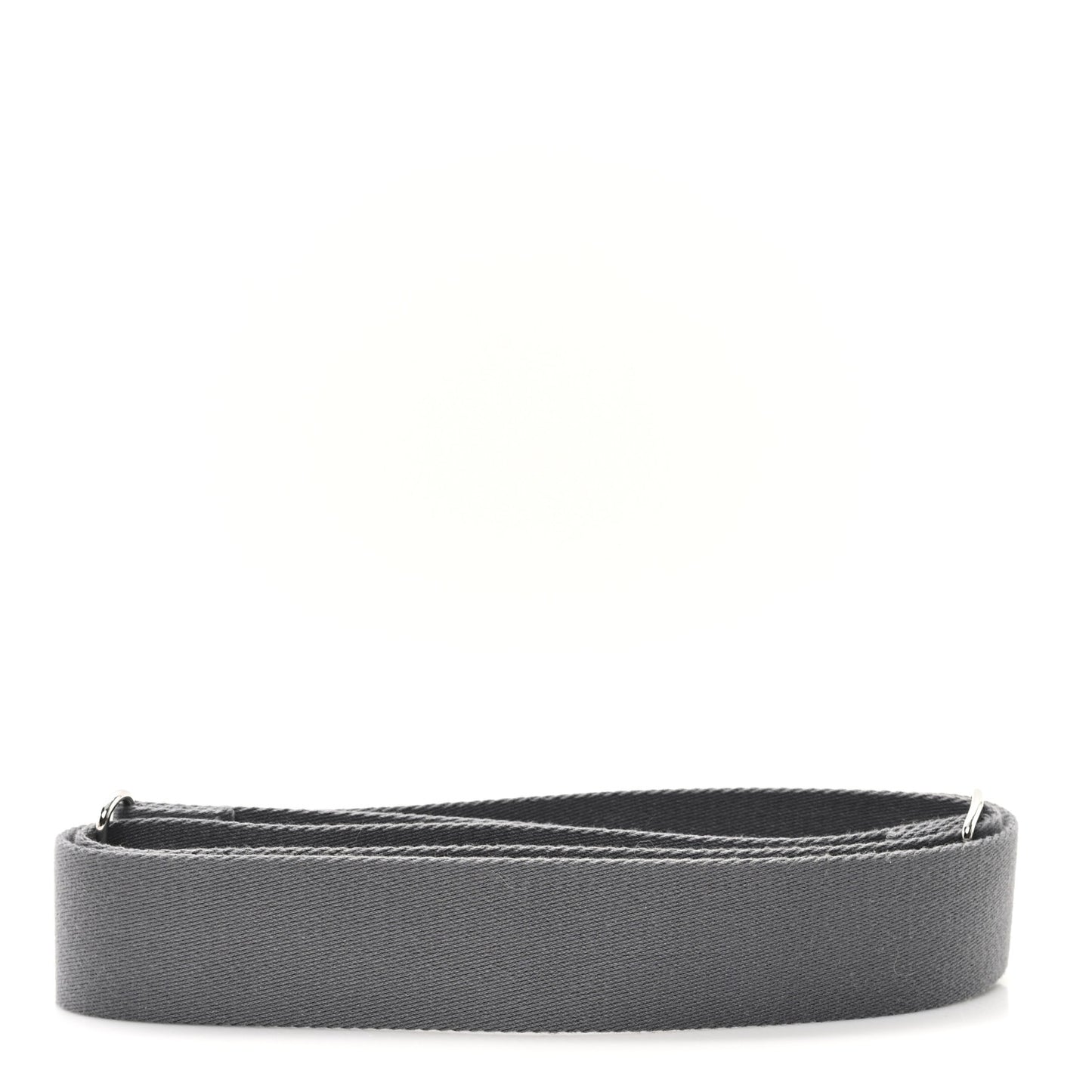 Canvas Calfskin Adjustable Shoulder Strap Grey