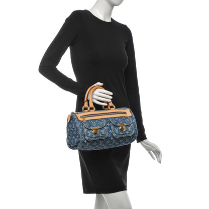 Louis Vuitton Monogram Denim Neo Speedy Blue 2 of 7