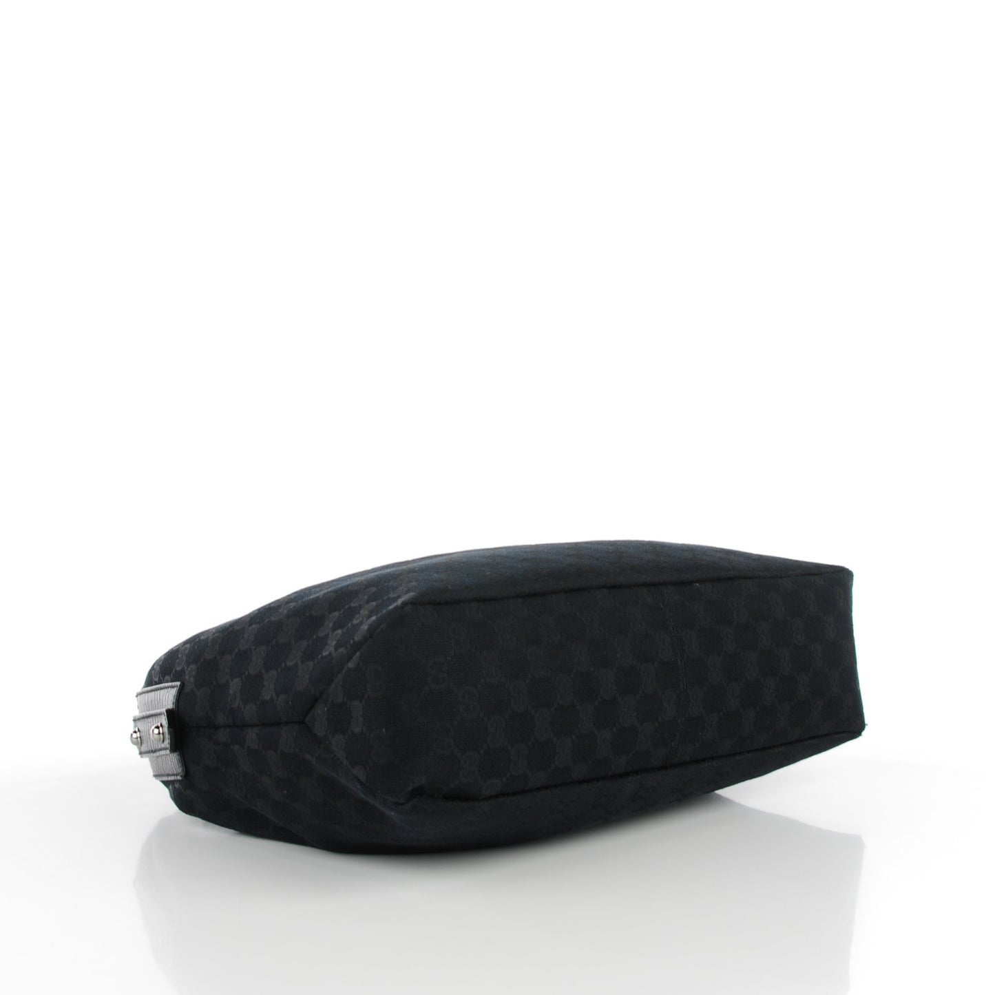 Monogram Medium Horsebit Chain Hobo Black