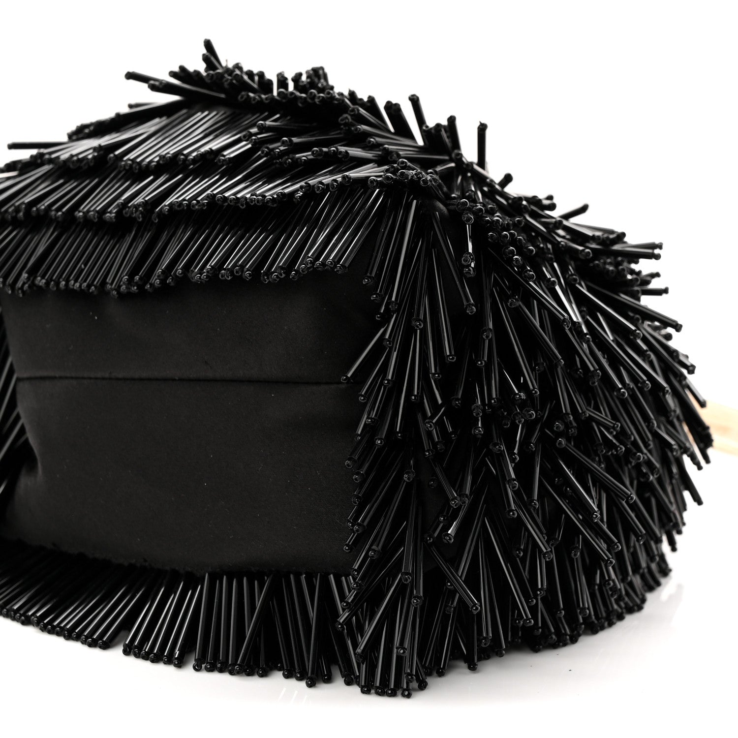 Jimmy Choo Satin Beaded Mini Bon Bon Bag Black 9 of 10