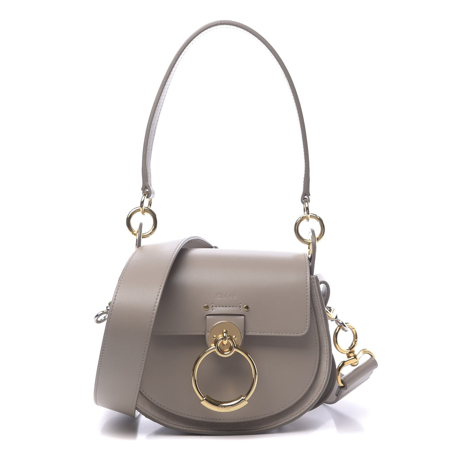 Calfskin Small Tess Bag Motty Grey