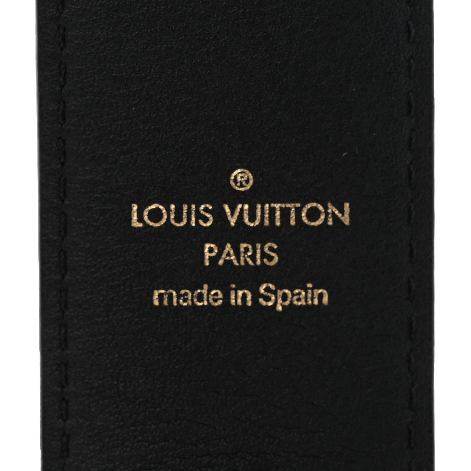 Louis Vuitton Monogram Bandouliere Shoulder Strap Black 3 of 10