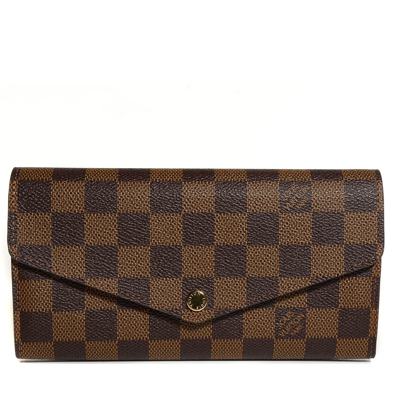 Louis Vuitton Damier Ebene Sarah Wallet NM 1 of 7