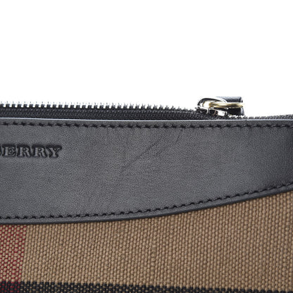 Burberry Mega Check Peyton Crossbody Clutch Bag Black 12 of 12