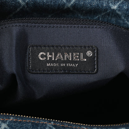 Chanel Denim Calfskin Large Gabrielle Hobo Blue 6 of 9