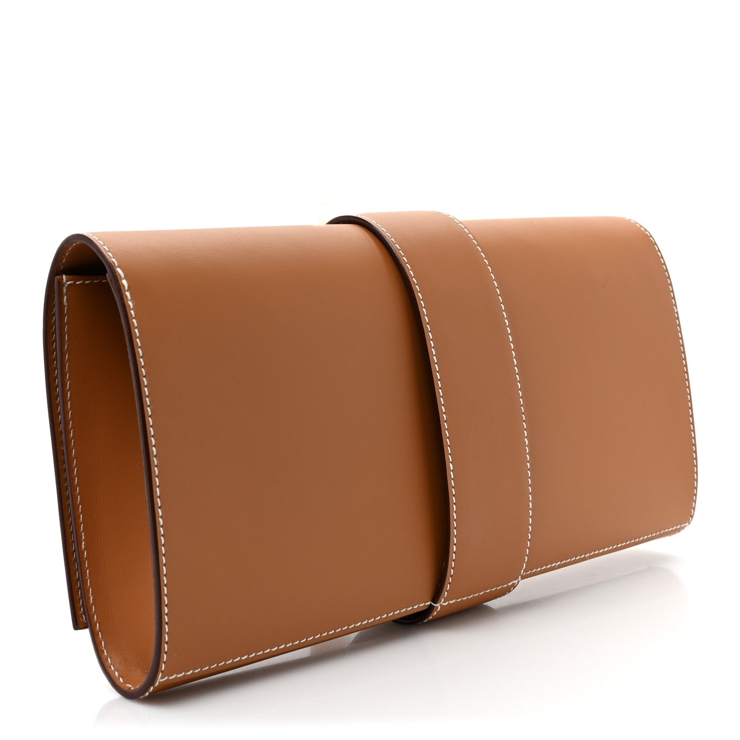 Hermes Vache Natural Medor 29 Clutch 3 of 8