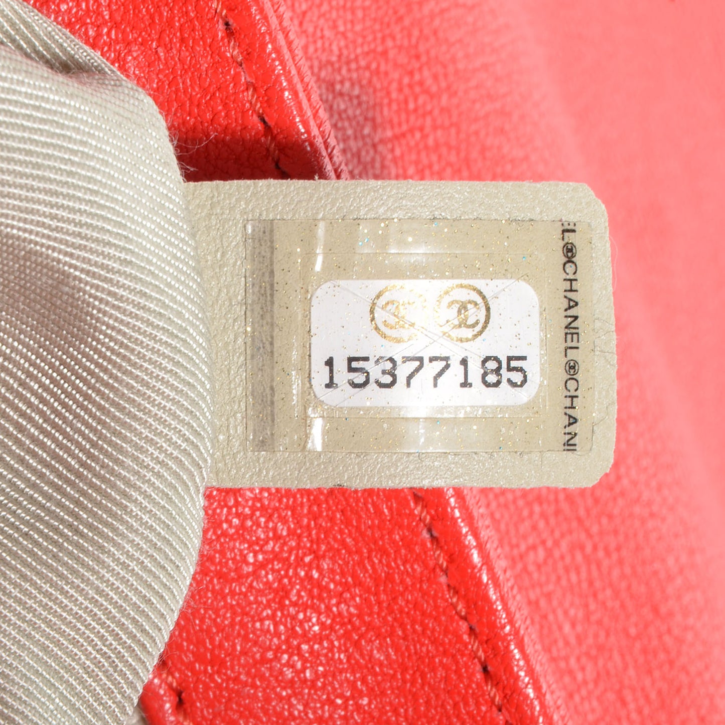 Lambskin Mini Chain Around Messenger Red