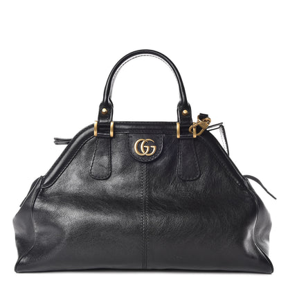 Gucci Calfskin Medium Re(Belle) Top Handle Bag Black 1 of 13