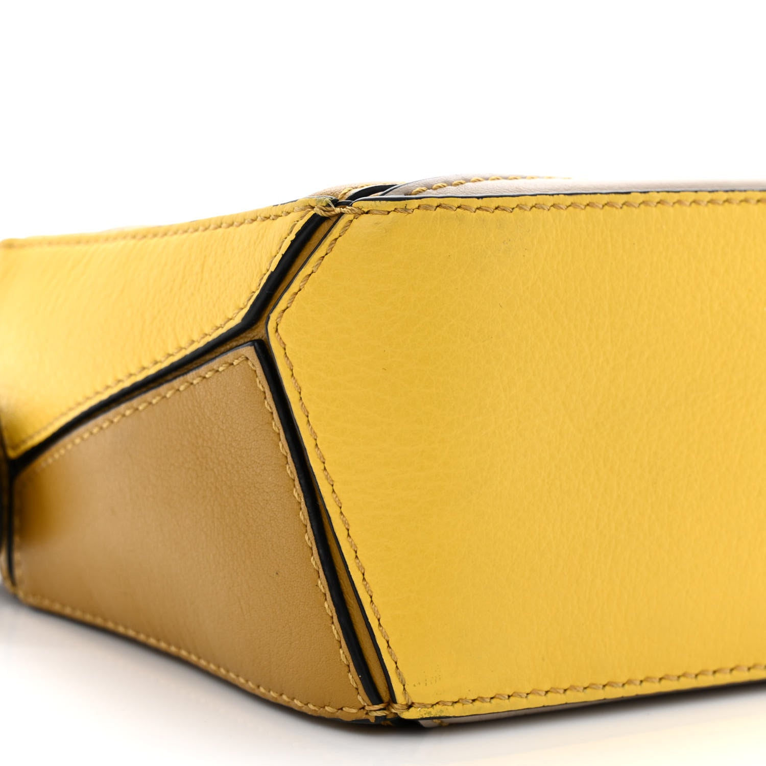 Loewe Calfskin Mini Puzzle Bag Yellow Ochre 9 of 12
