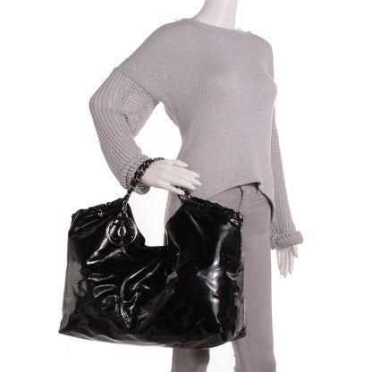 Chanel Vinyl XL Coco Cabas Black 2 of 7