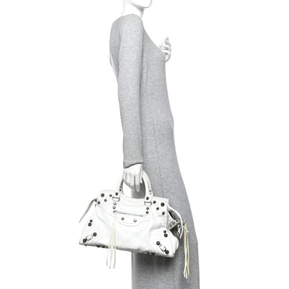 Balenciaga Agneau Arena Neo Cagole City Handbag Optic White 2 of 13
