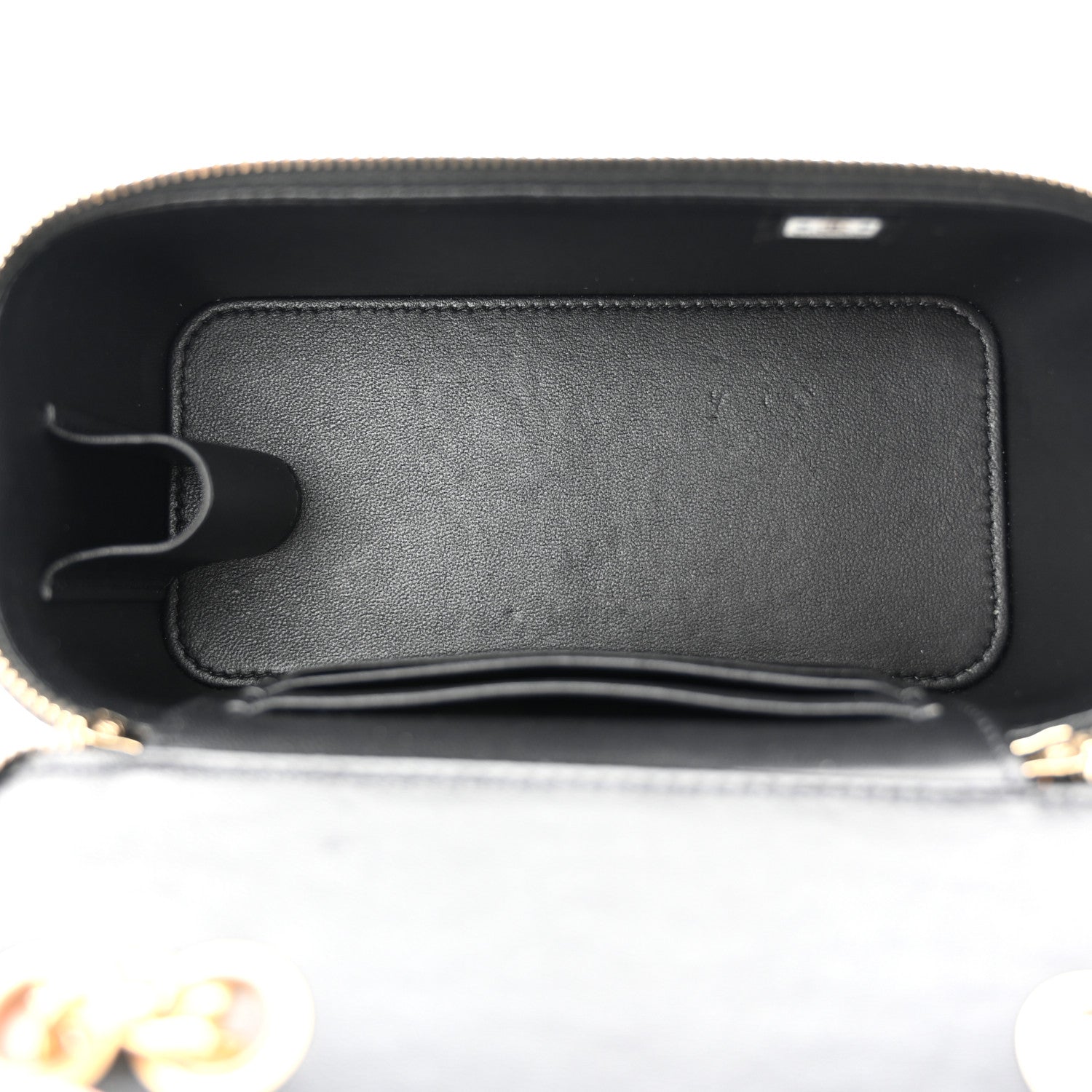 Chanel Lambskin Quilted Small Pillow Crush Vanity Case With Chain Black 5 of 11