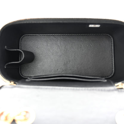 Chanel Lambskin Quilted Small Pillow Crush Vanity Case With Chain Black 5 of 11