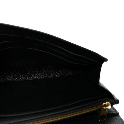 Louis Vuitton Empreinte Sarah Wallet NM Black 5 of 6