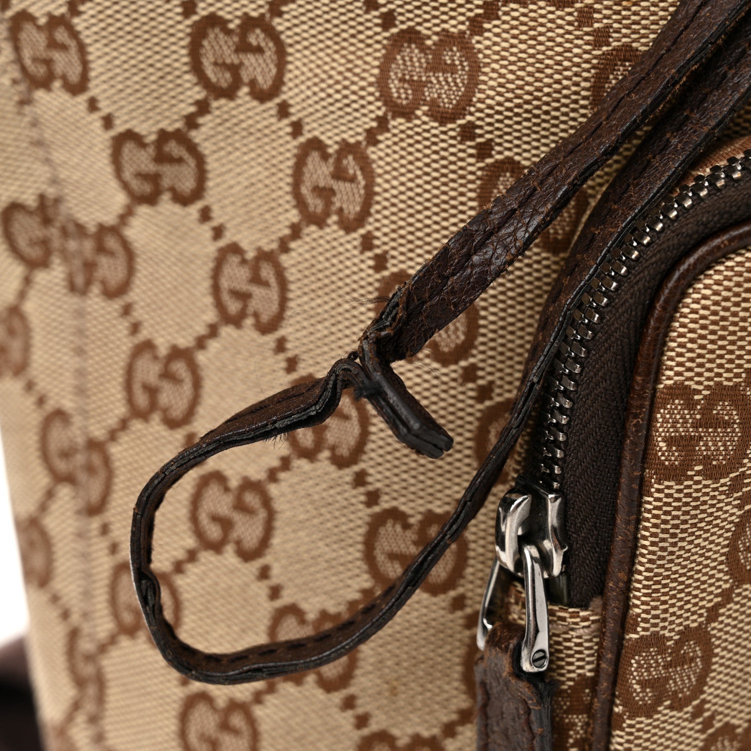Gucci Monogram Backpack Dark Brown 13 of 17