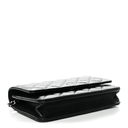 Chanel Caviar Quilted Wallet on Chain WOC Black 4 of 12