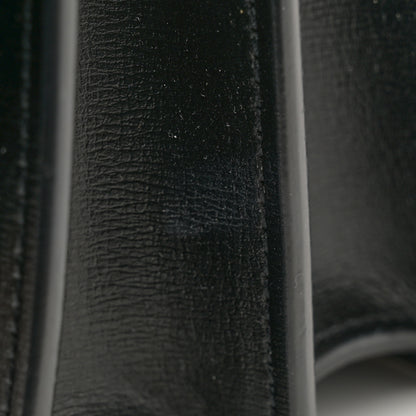 Saint Laurent Calfskin Medium Monogram Monochrome Sunset Black 11 of 14