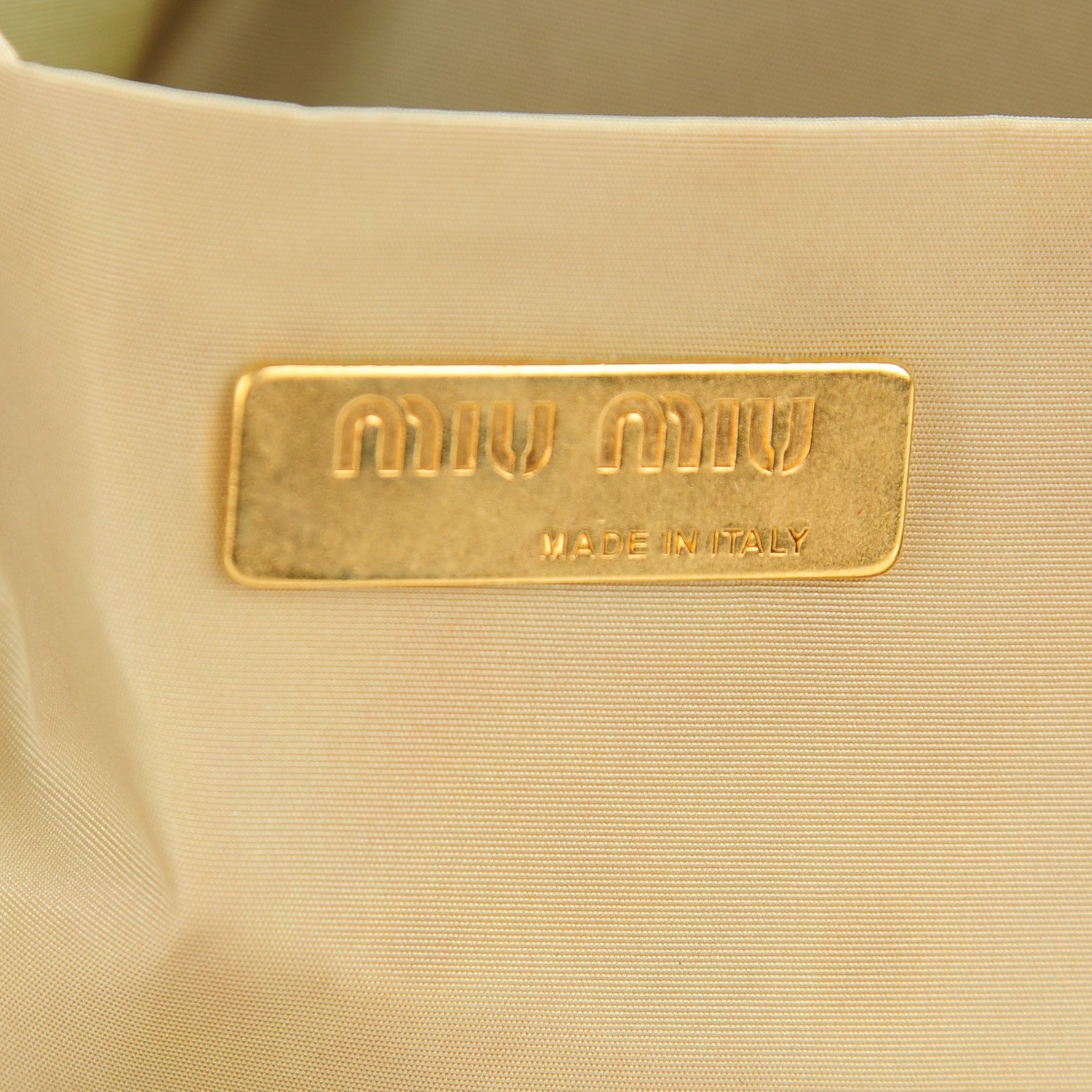 Miu Miu Metallic Frame Clutch Gold 5 of 7
