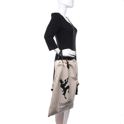 Gucci Canvas Chateau Marmont Drawstring Tote Beige 2 of 9