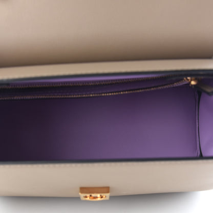 Versace Grained Calfskin Medium La Medusa Bag Beige 4 of 7