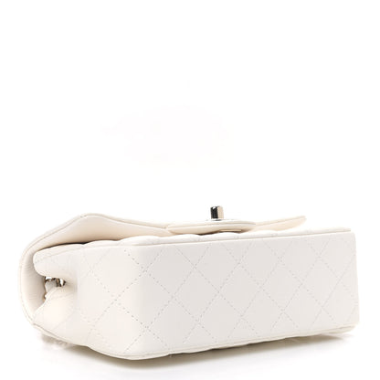Chanel Lambskin Quilted Mini Rectangular Flap White 3 of 8