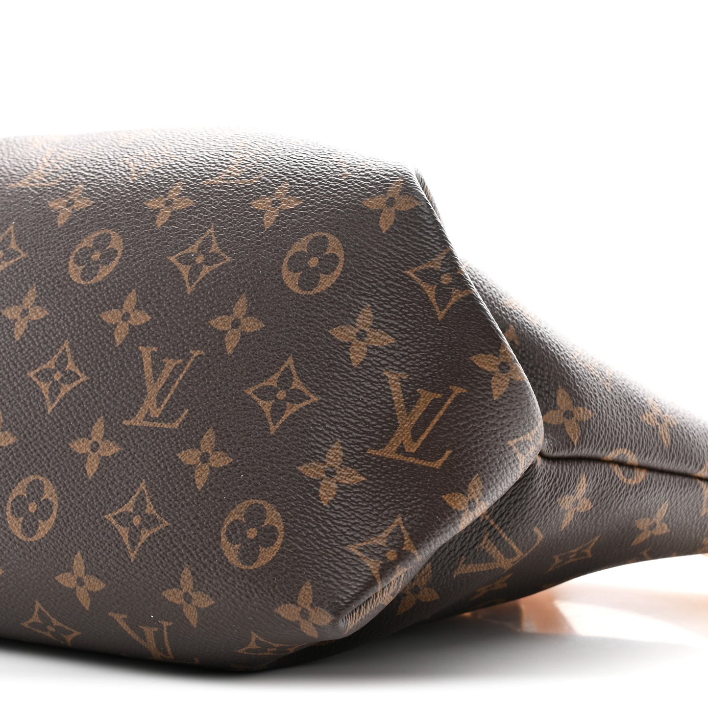 Monogram Flower Zipped Tote MM Beige