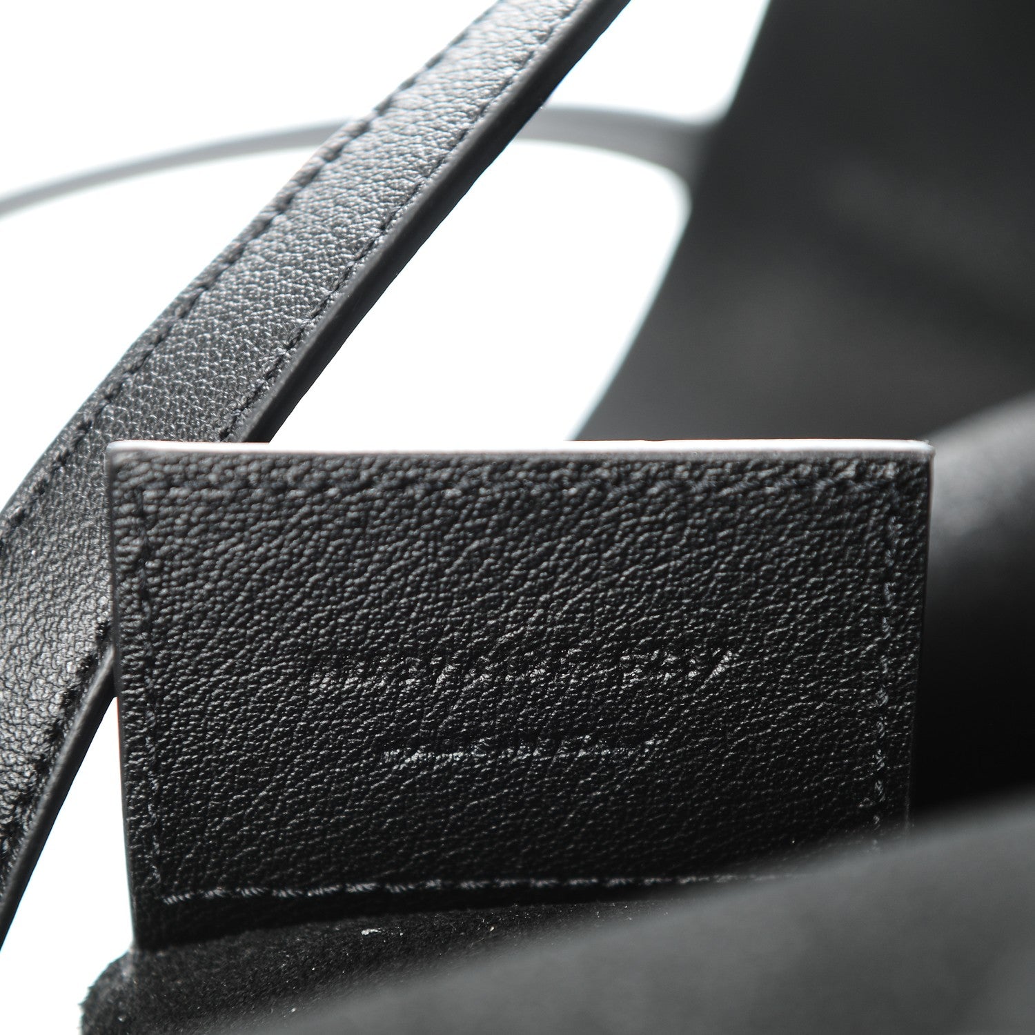 Saint Laurent Calfskin Large Shopping Tote Black 9 of 12
