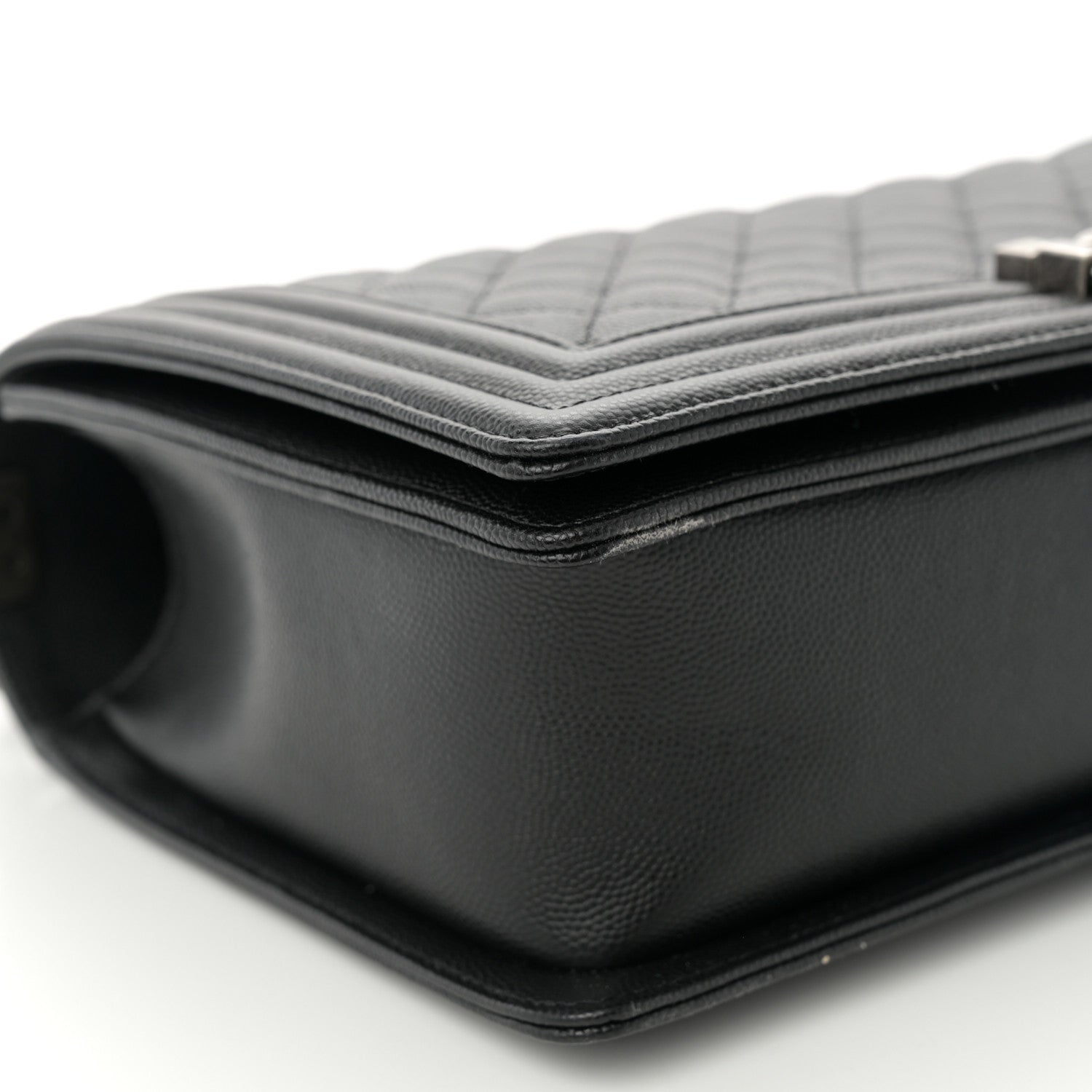 Chanel Caviar Quilted New Medium Boy Flap Black 9 of 10