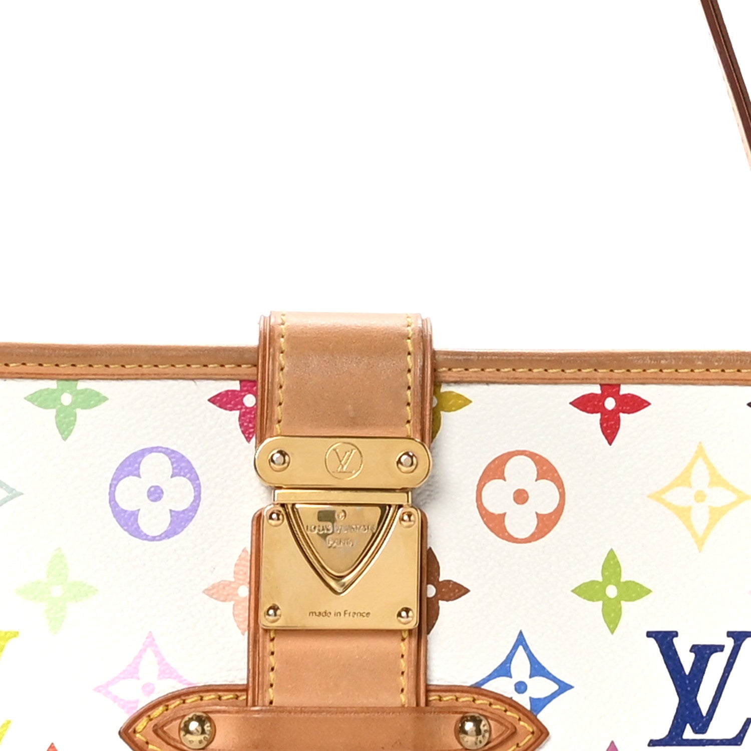 Louis Vuitton Monogram Multicolor Shirley White 7 of 9