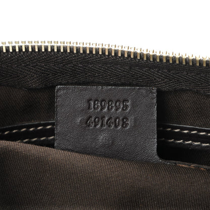 Gucci GG Plus Monogram Web Medium Joy Boston Dark Brown 7 of 7