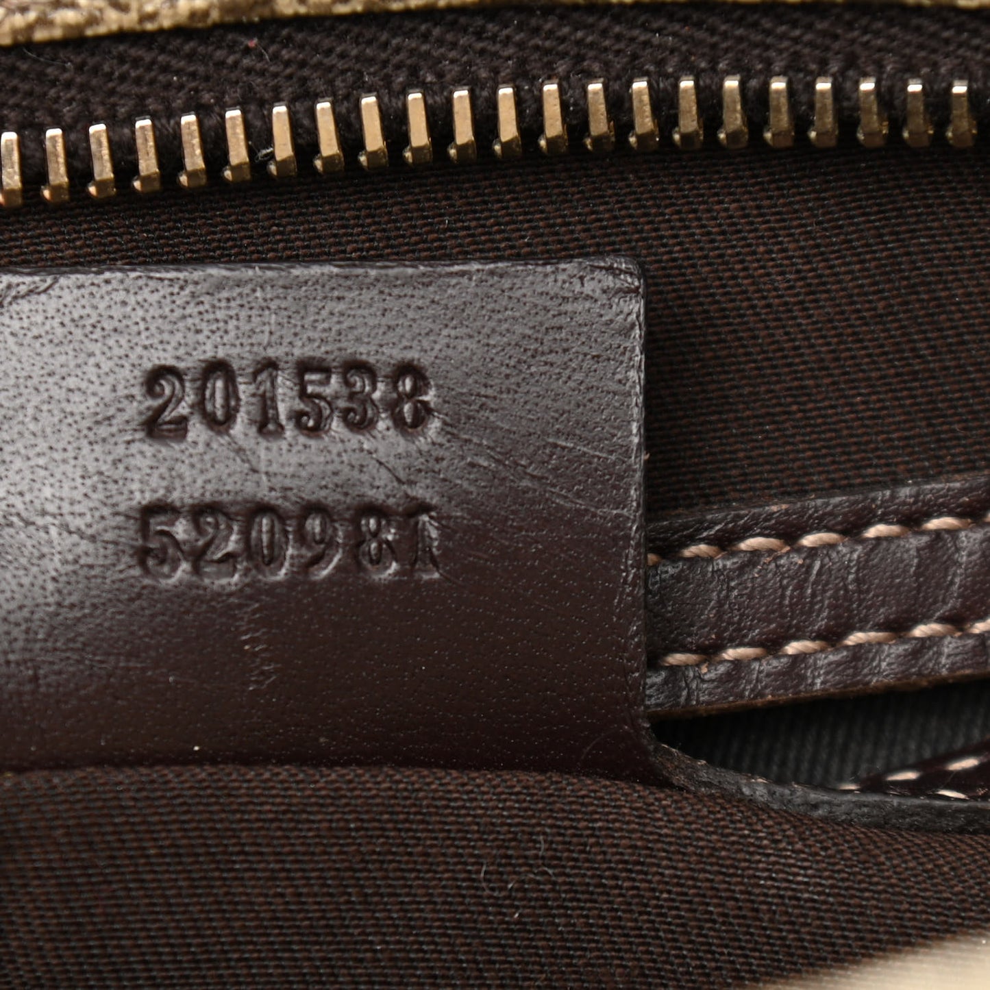 GG Supreme Monogram Small Flat Messenger Bag Dark Brown