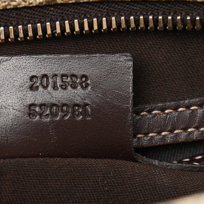 Gucci GG Supreme Monogram Small Flat Messenger Bag Dark Brown 7 of 10