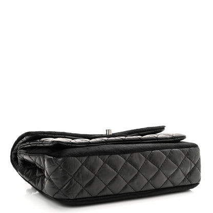 Chanel Aged Calfskin Miss Pony Fur Medium Flap Black 3 of 9