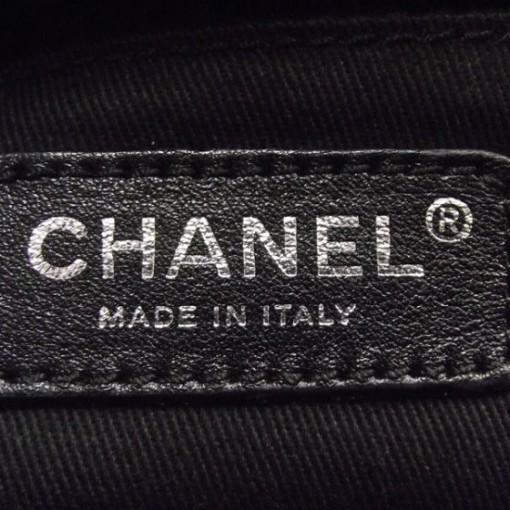 Chanel Lambskin Vintage Ligne Lady Braid Tote Black 7 of 10