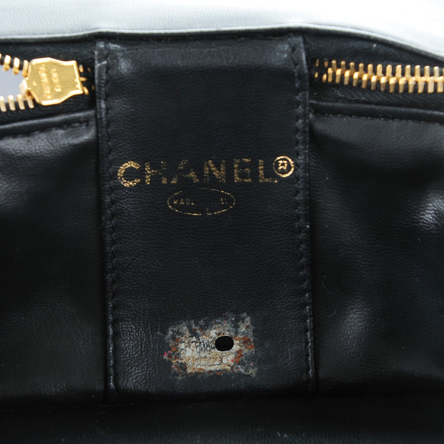 Patent Vanity Cosmetic Case Black