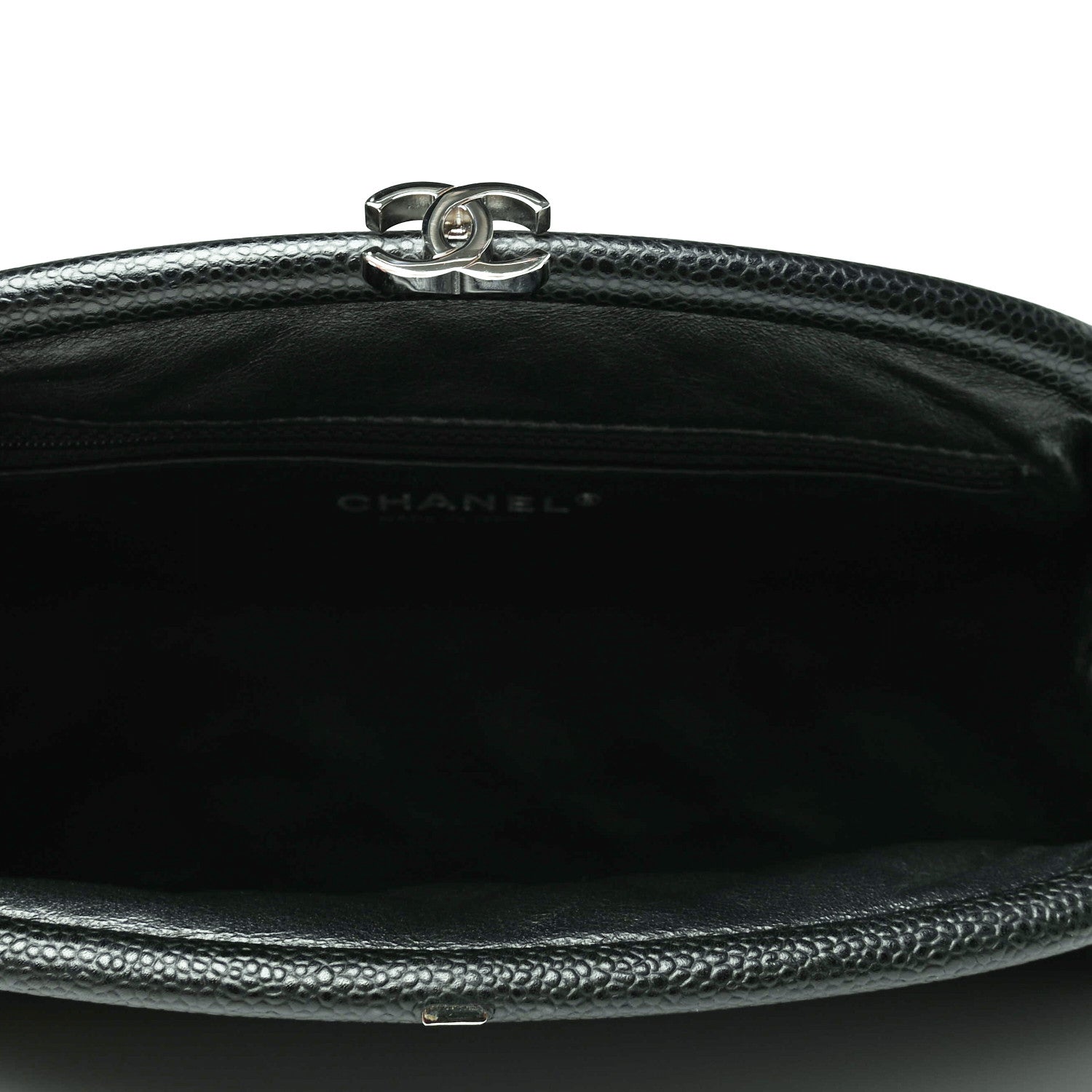 Chanel Caviar Quilted Timeless Clutch Black 7 of 8