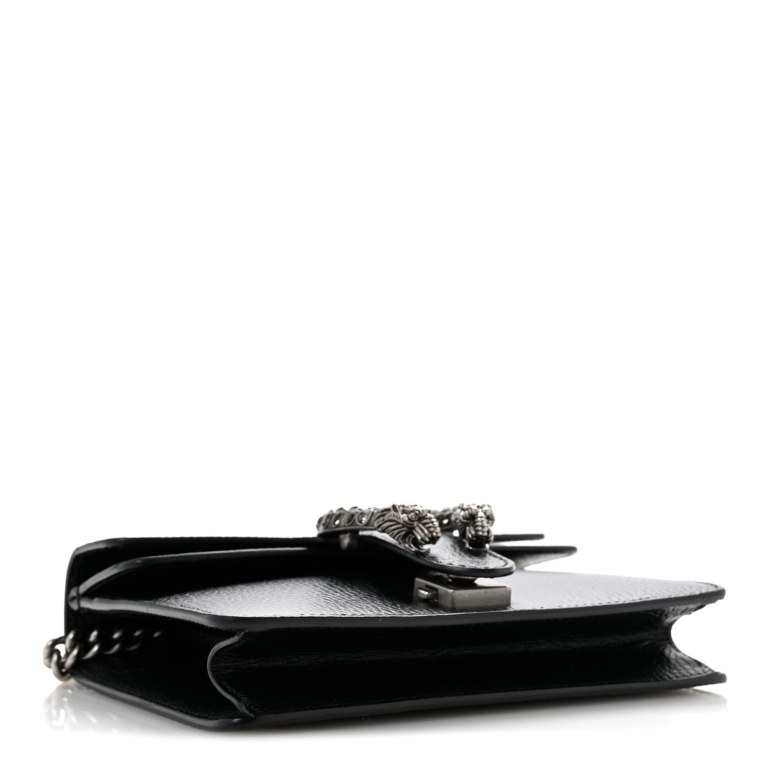 Gucci Calfskin Mini Dionysus Shoulder Bag Black 4 of 14