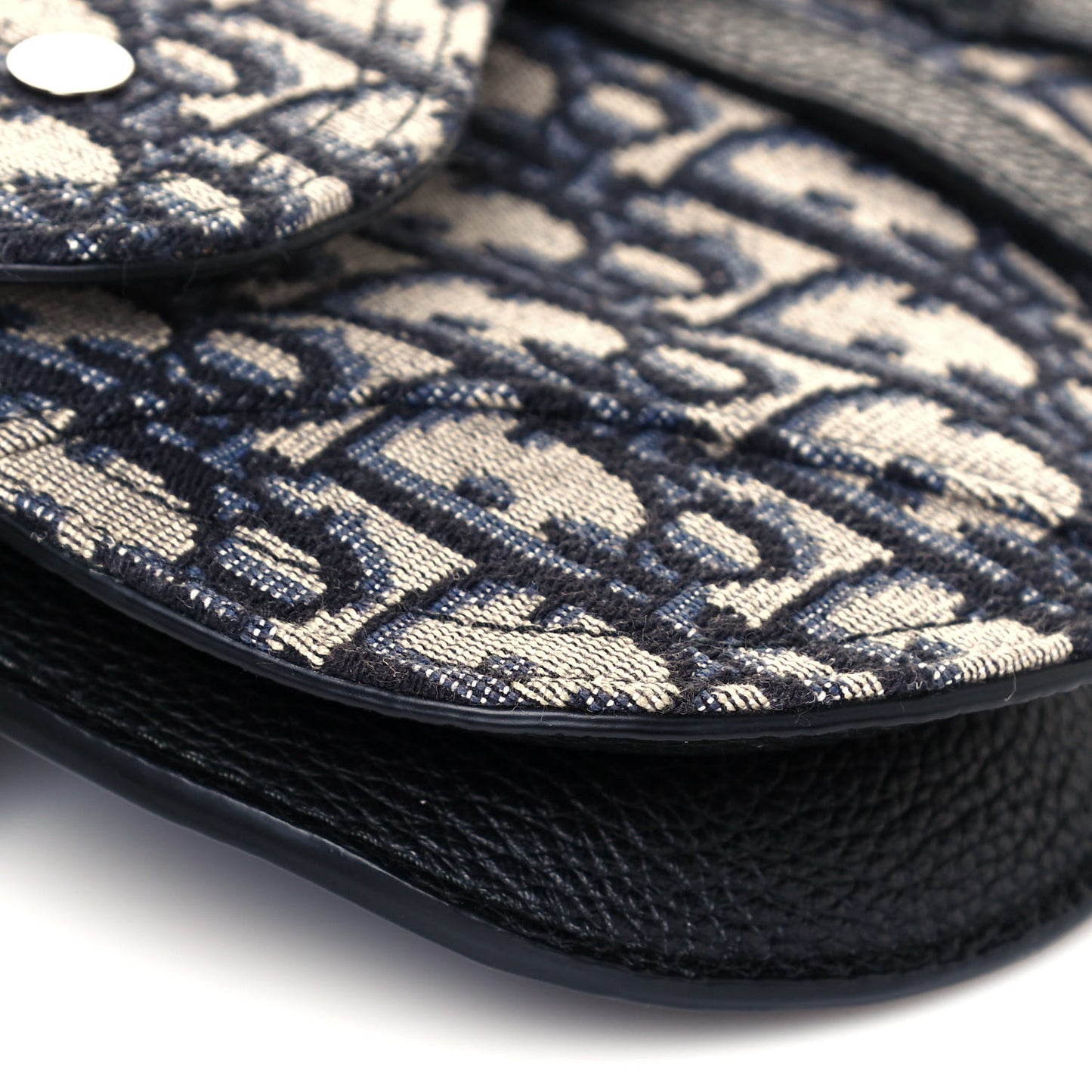 HOMME Oblique Saddle Belt Bag Blue