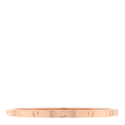Cartier 18K Pink Gold Small LOVE Bracelet 16 2 of 5