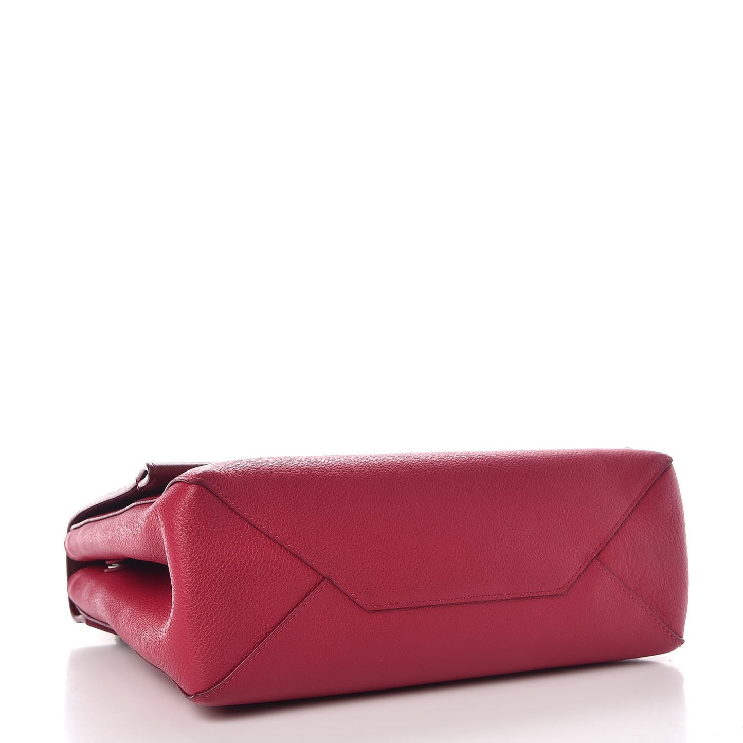 Calfskin Lockme II Top Handle Grenat Dahlia