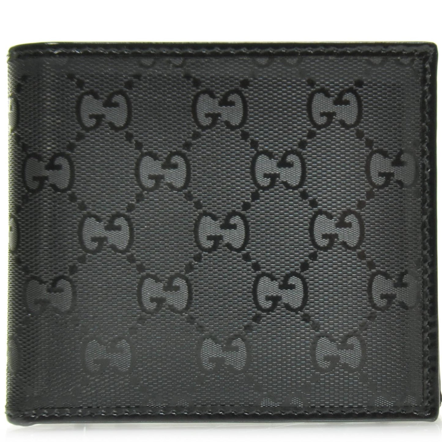 Imprime Monogram Bi-Fold Wallet Black