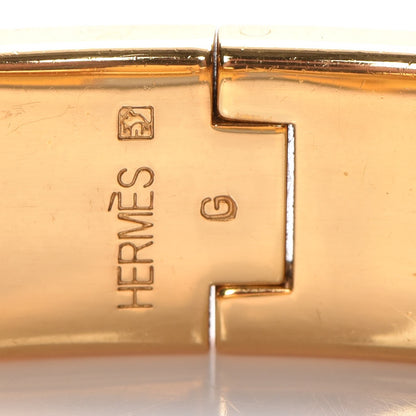 Hermes Enamel Narrow Clic Clac H Bracelet PM Red 5 of 5