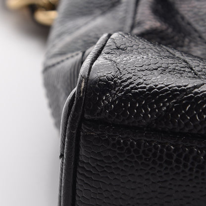 Chanel Caviar Quilted Medium Single Flap Black 12 of 14