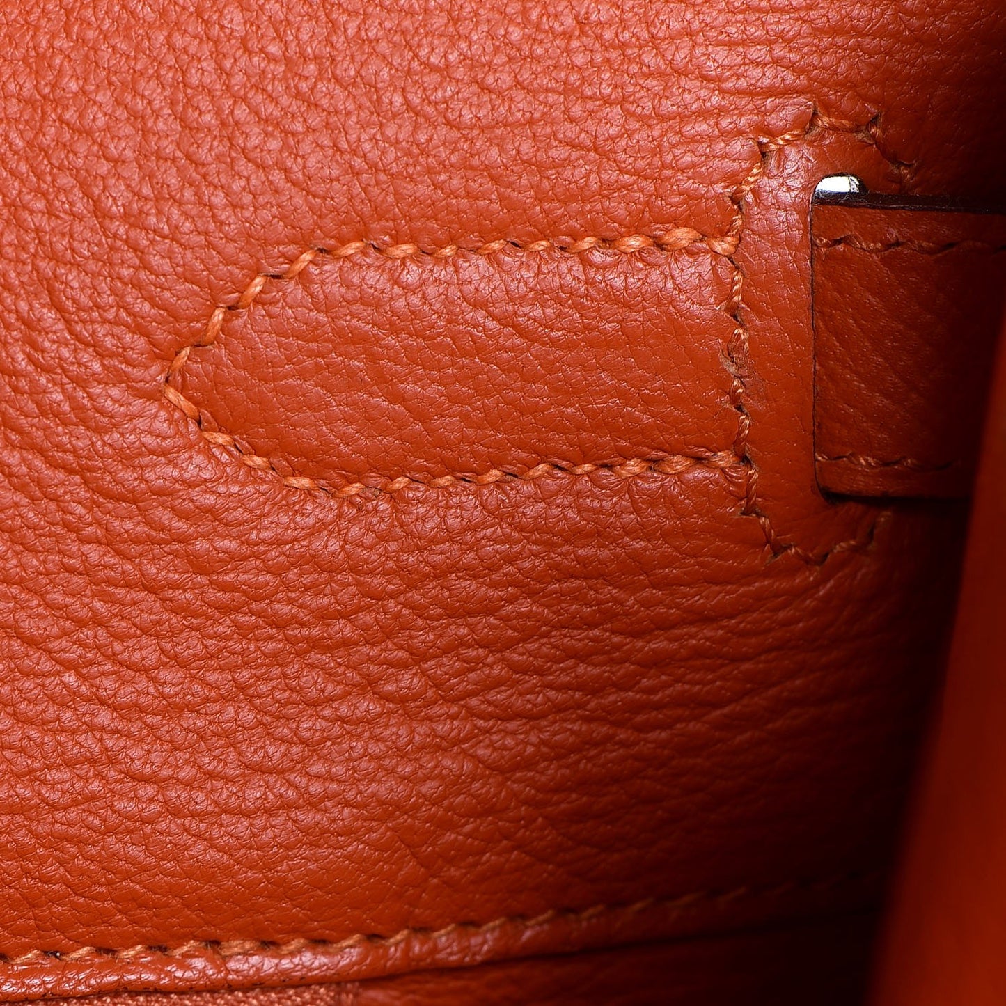 Epsom Birkin 35 Orange